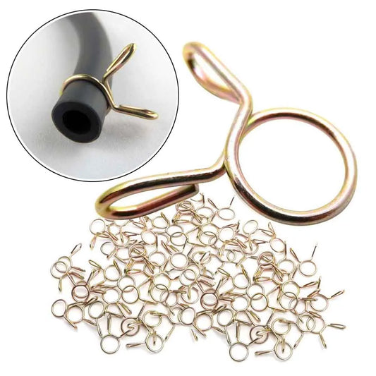 8mm Schlauchklemmen Kraftstoffleitung 10-50 Stück für Motorrad Roller ATV