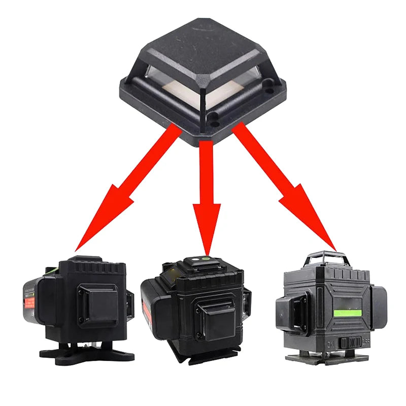 Schutzglas für 3D Laser Nivelliergeräte vertikal und horizontal