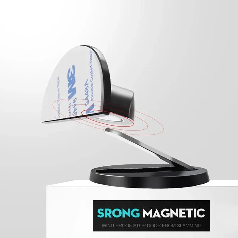 Unsichtbarer Magnet Türstopper Edelstahl stanzfrei winddicht selbstsichernd