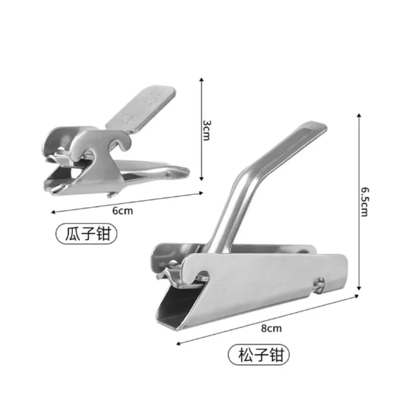 Praktischer Nuss Schäler aus Edelstahl für Zuhause