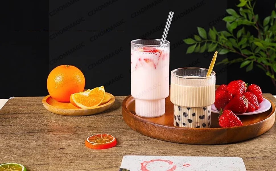 Hitze beständige transparente Kaffeetasse aus Glas für Tee Saft und Milch-Yabubest - Home & More