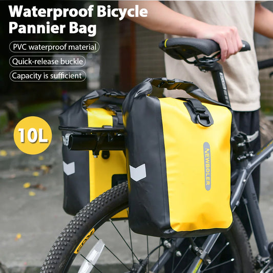 Wasserdichte doppelseitige Fahrradtasche mit Schnellverschluss 10L 20L - Yabubest - Home & More