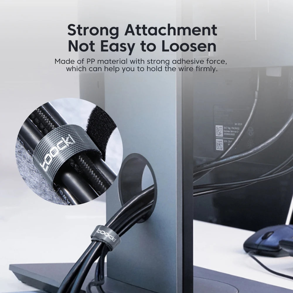 Toocki Kabel-Organizer, Drahtwickler, USB-Kabelmanagement, Schutz für Kopfhörer, Maus, Kabelbinder, Telefonzubehör für iPhone, Samsung-Yabubest - Home & More