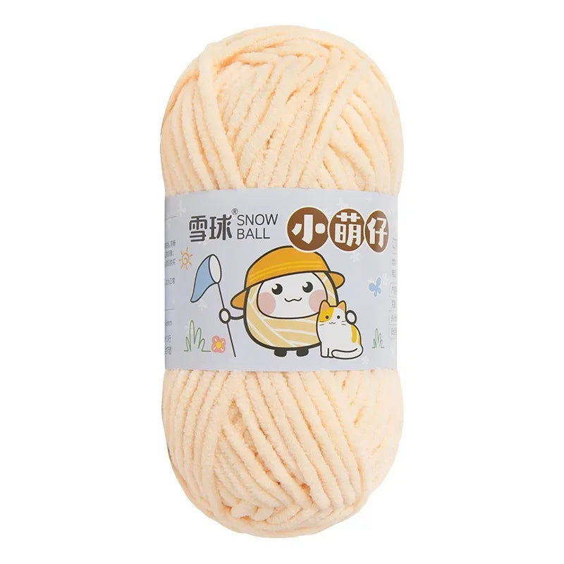 Weiches dickes Chenille Strickgarn 50g für DIY Schal Mütze Pullover