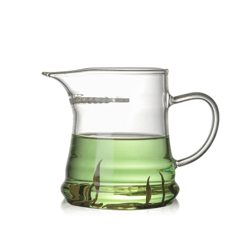 Verdickte Transparente Teetasse 275 ml Hitzebeständig Mit Filtergriff