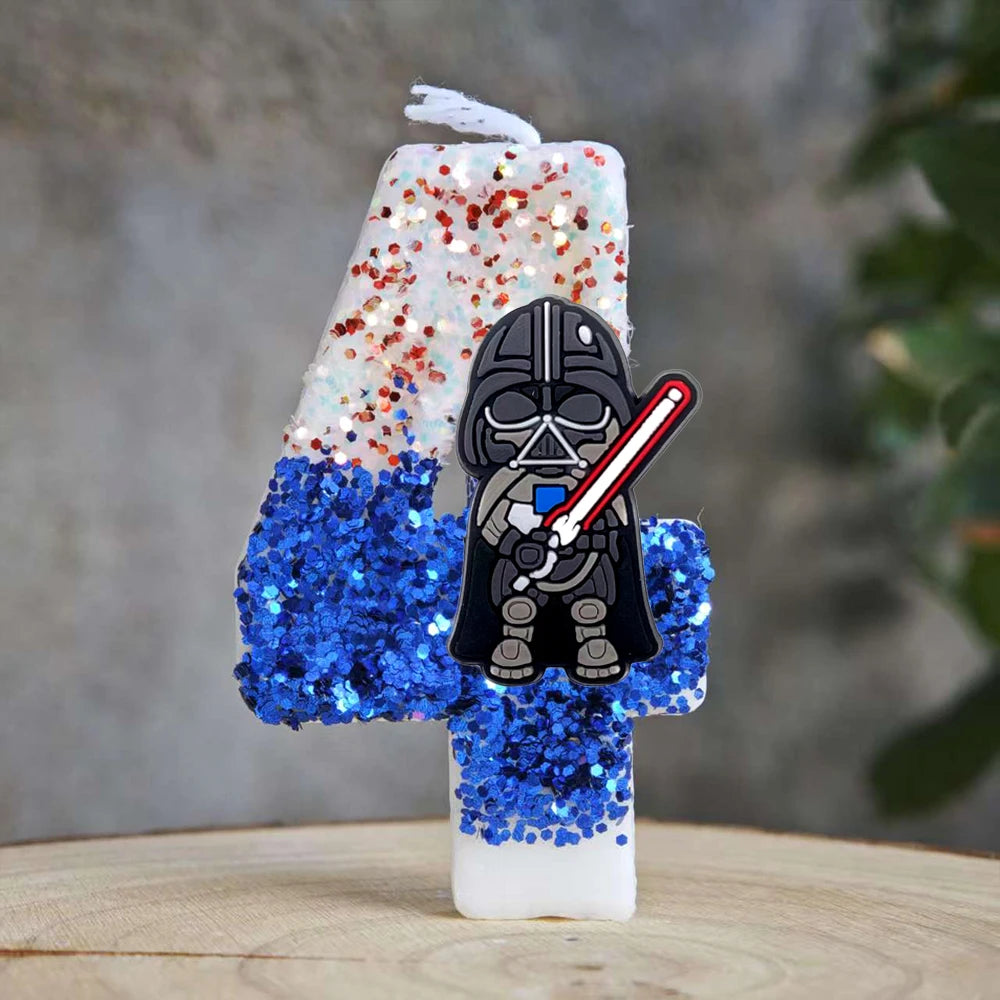 Thematische Geburtstagskerzen Zahlen für Partydekoration und Geschenke