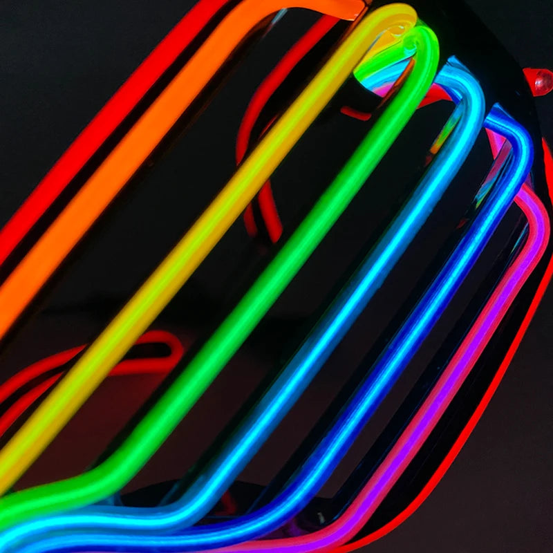 Leuchtende LED Partybrille für unvergessliche Anlässe