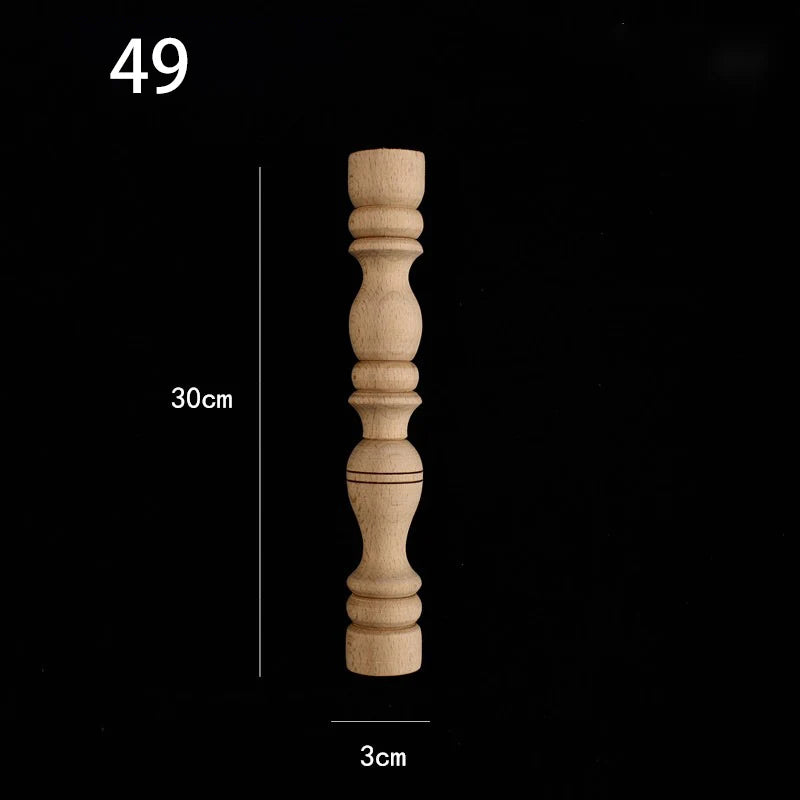 Holzapplikation Spindel Säule Dekoration für Möbel und Heim