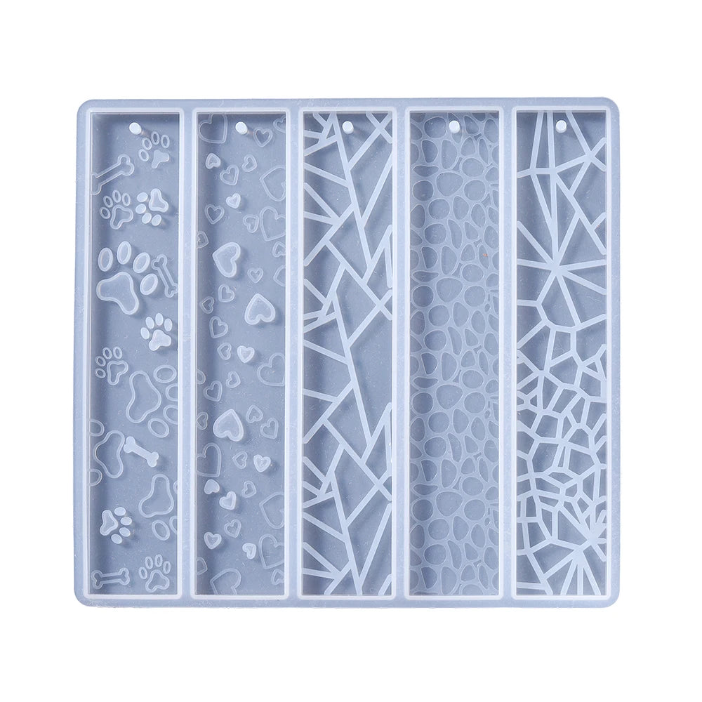 DIY Silikonform Lesezeichen Anhänger Epoxidharz Schmuck Gussform Zubehör