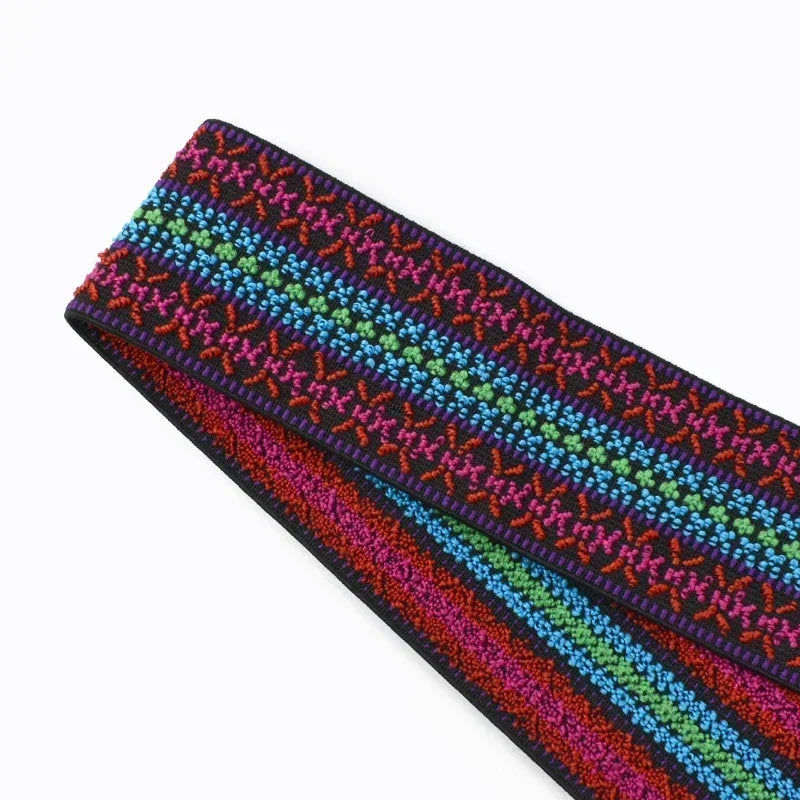 Elastisches Jacquard Gurtband für Kleidung und Nähprojekte