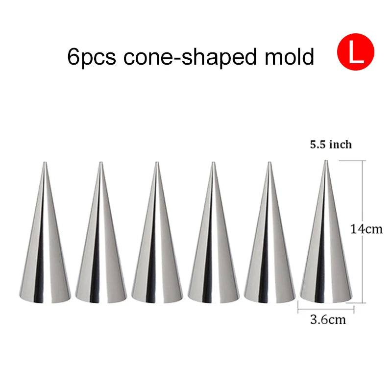 Edelstahl Backformen für knusprige Croissants und Desserts