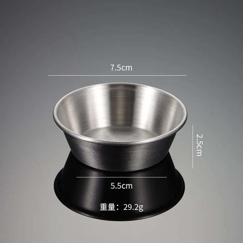 304 Edelstahl Gewürzschale - Runde Dip-Schüssel für Saucen-Yabubest - Home & More