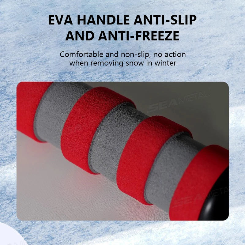 Robuster Auto-Eisschaber mit Schneeschaufel für winterliche Reinigung