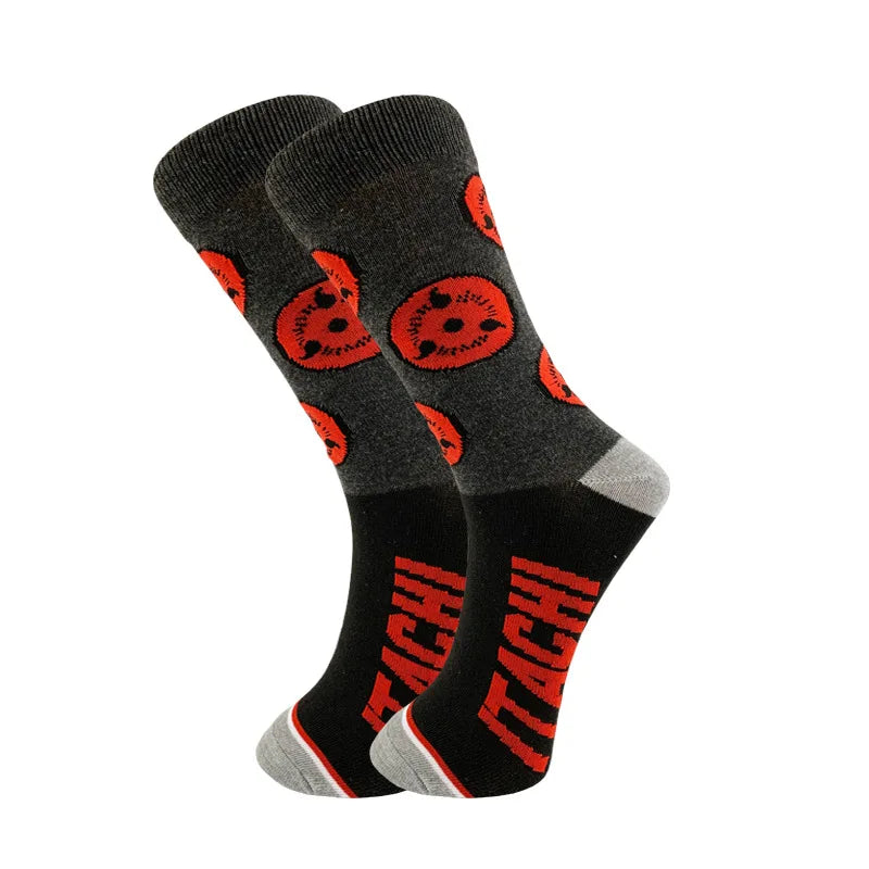 Elastische Anime Sport Socken Unisex Cartoon Motiv für Alltag und Freizeit