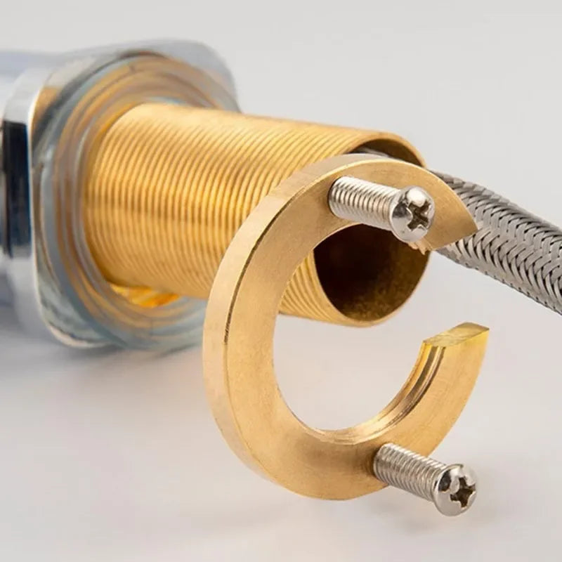 Wasserhahn Anti-verlieren Mutter Kappe C Typ Wasserhahn Wasserhahn Befestigung Fitting Kit Waschbecken Werkzeuge Küche Befestigung Sicherungsring Unterlegscheibe leuchte Teile-Yabubest - Home & More