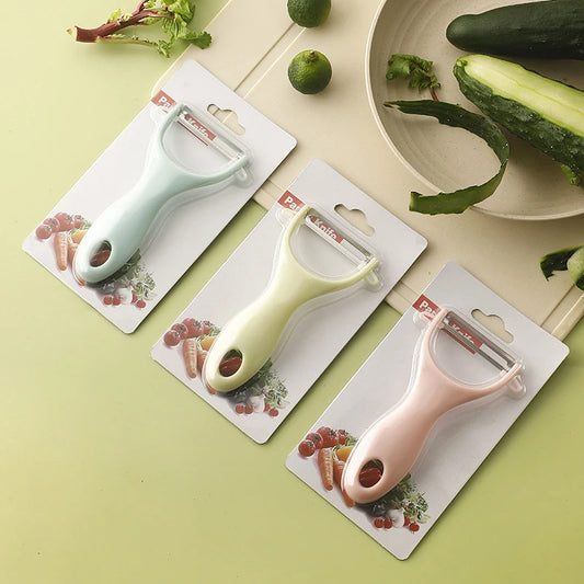 Edelstahl Schäler Hobel für Obst Gemüse Kartoffel Apfel Gurke