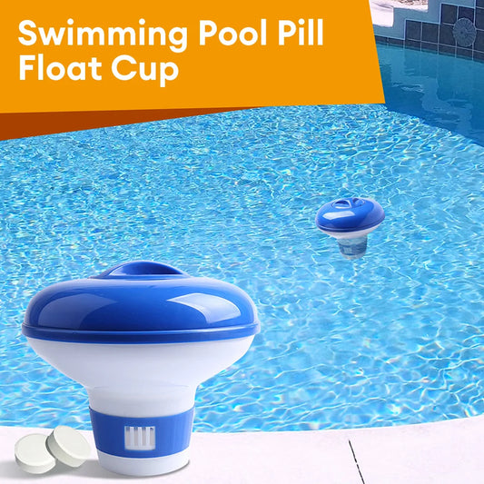 Effizienter schwimmender Pool-Chemiespender aus ABS für Chlor - Brom