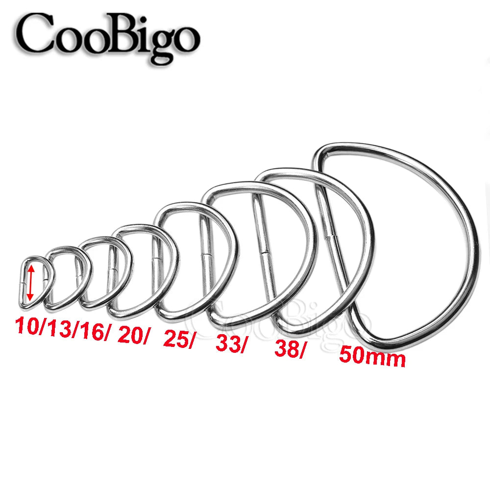 Metall D Ring Schnallen für DIY Taschengurt und Gürtel