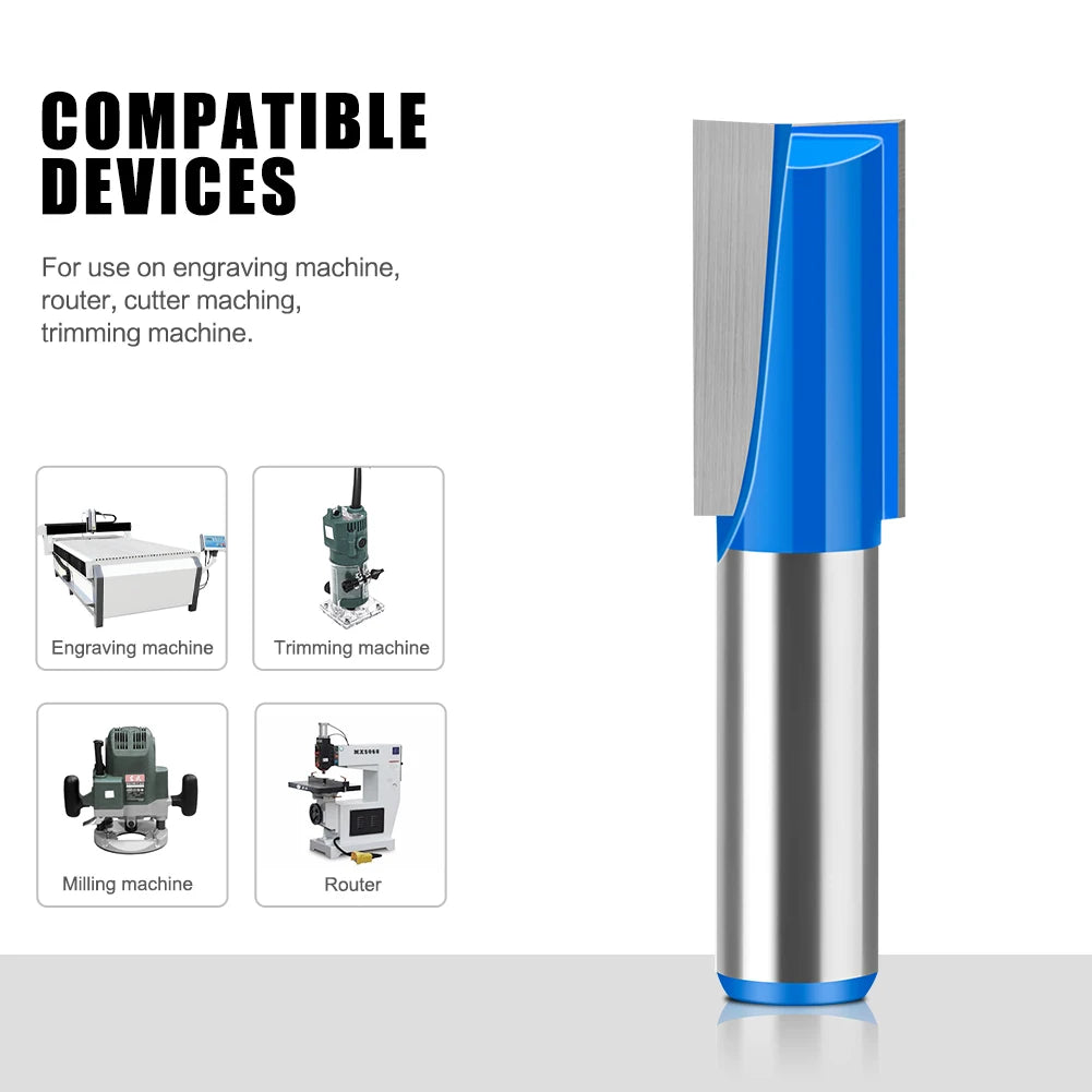 12mm Schaft Verlängert Bodenfräsen Router Bit Fräser Holzwerkzeug