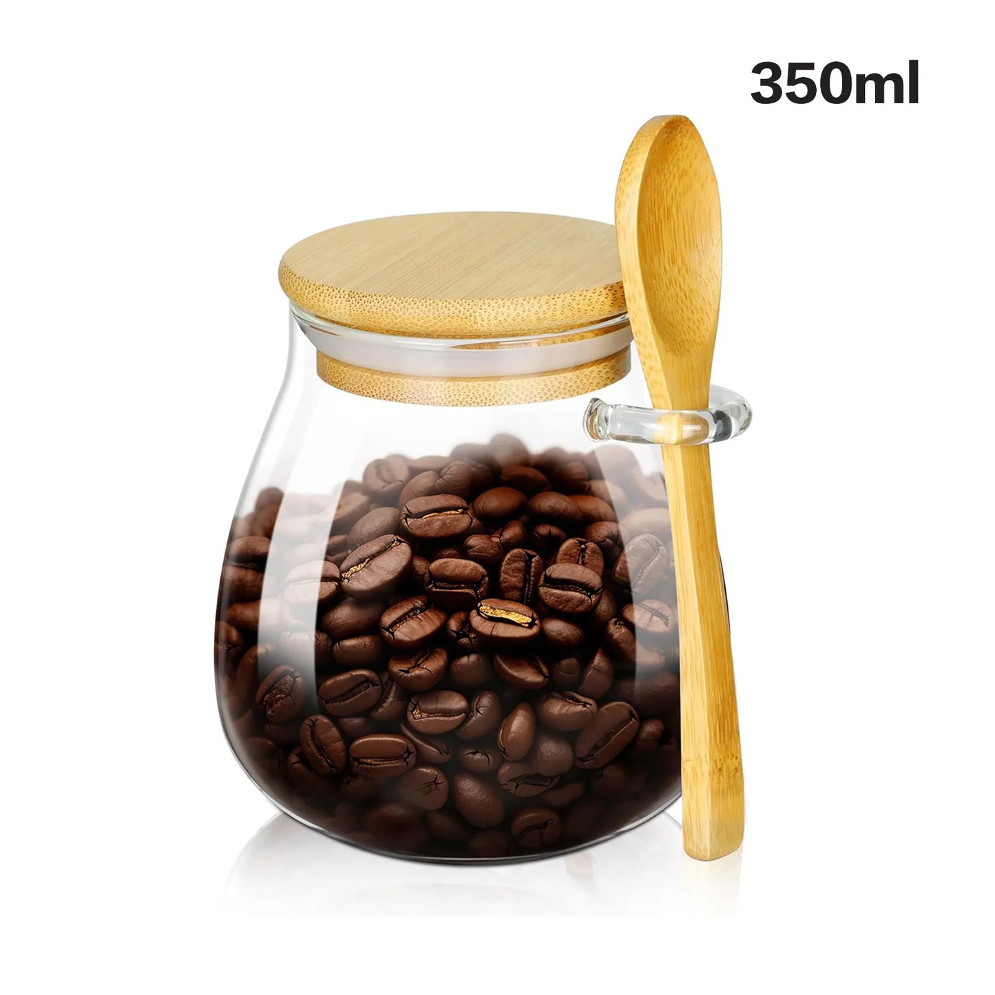 Frische - Ordnung: Luftdichter Glasbehälter 350–1000ml für Kaffee - Tee