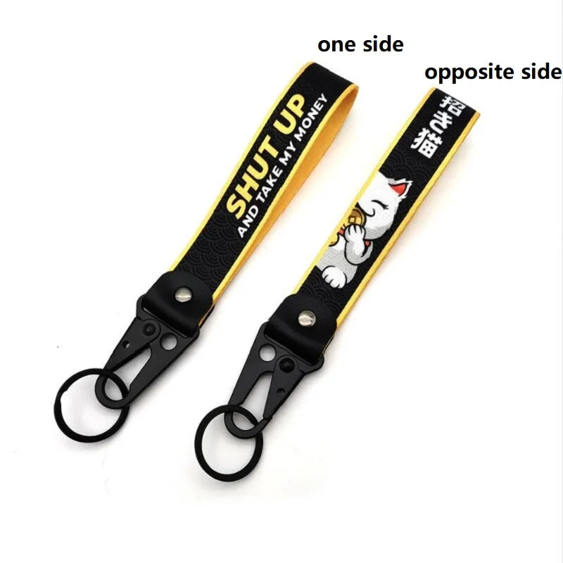 Motor Racing Gurtband Lanyard Schlüsselanhänger Paracord Handschlaufe