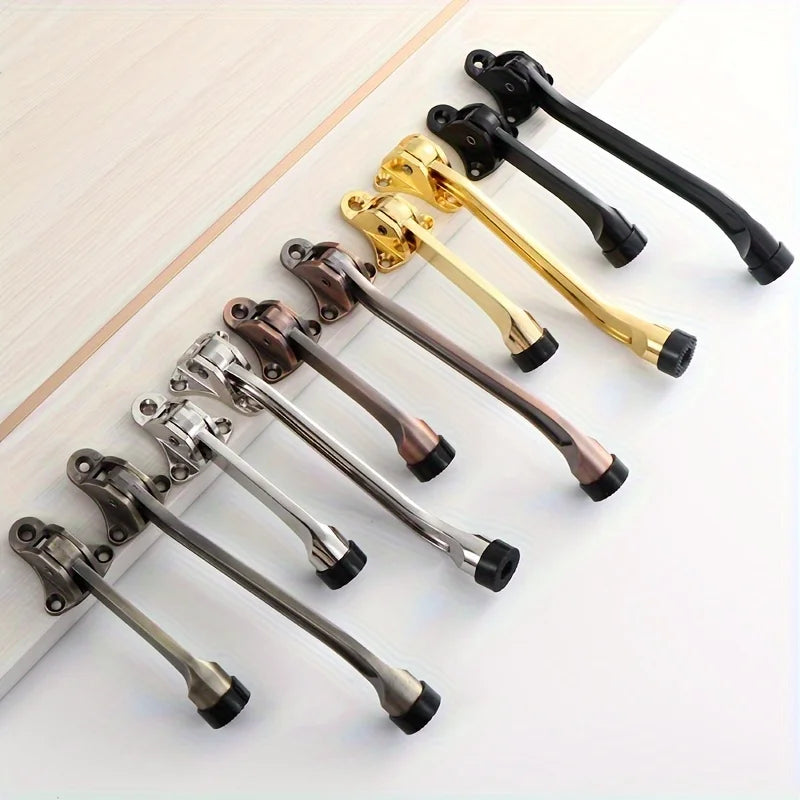 Robuster Türstopper aus Zinklegierung mit Gummiringen für sicheren Halt