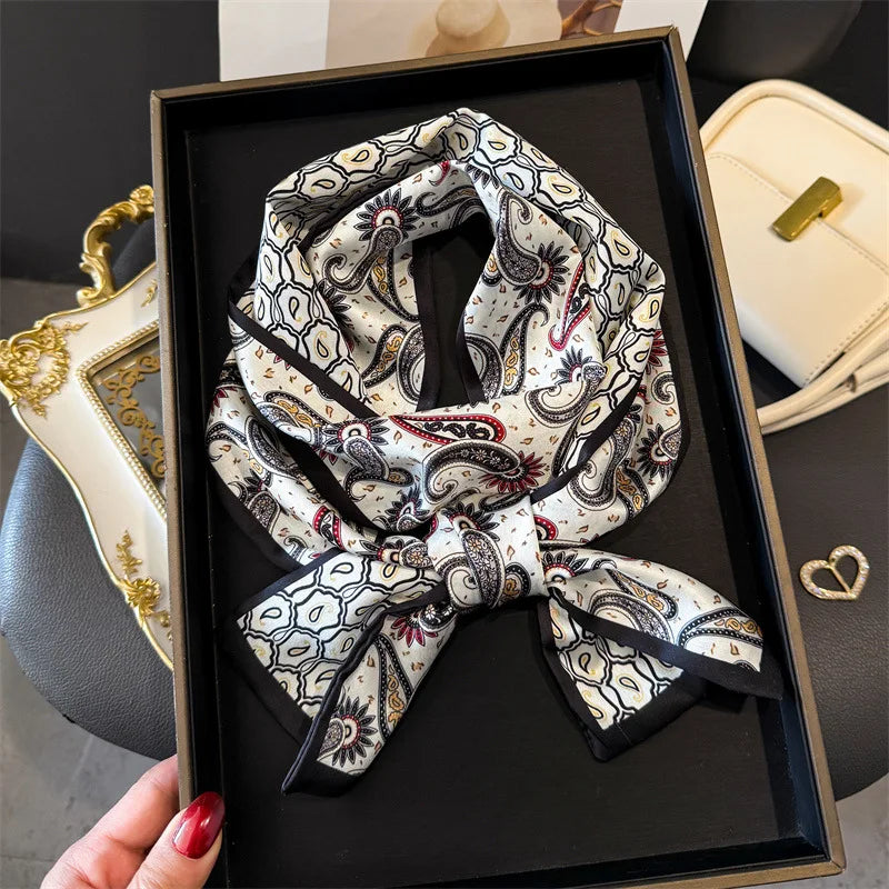 Dünner Seidenschal für Frauen – Multifunktionales Halstuch-Yabubest - Home & More