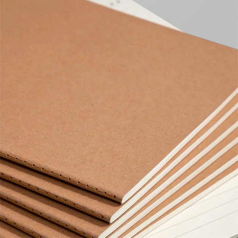 Notizbuch A4 A5 B5 – liniert, kariert oder blanko für Büro und Schule-Yabubest - Home & More