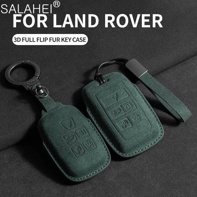 Wildleder Schlüsselhülle für Land Rover – Schutz und Dekoration