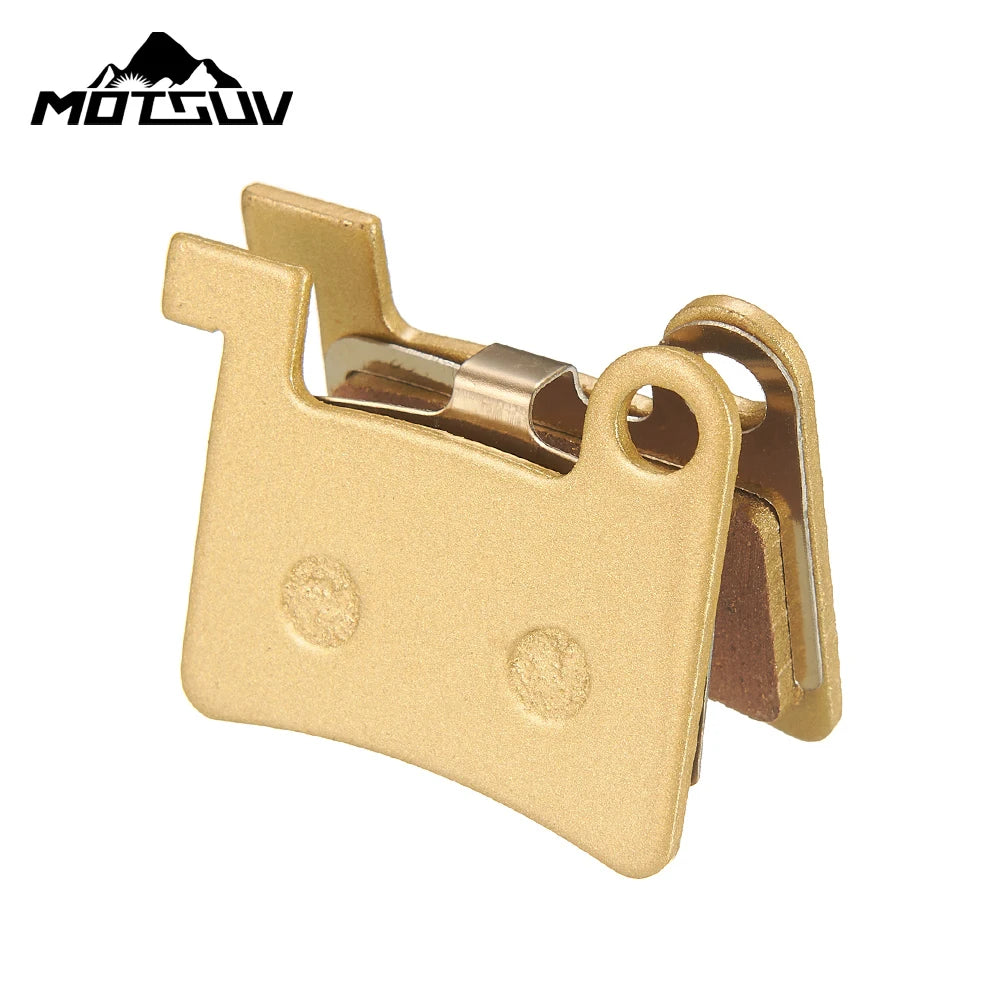 Elektrische Fahrrad Scheibenbremsbeläge Kupferbasis 1-4 Paar Gold