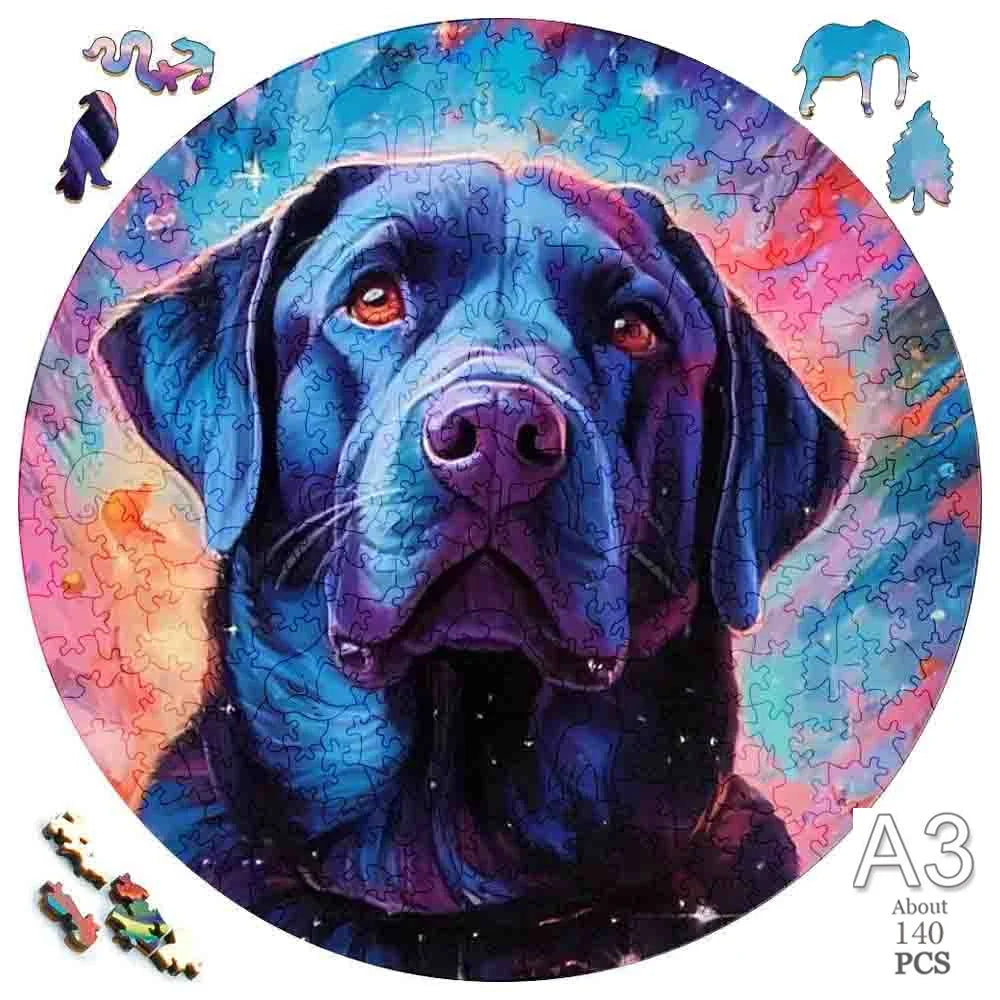 Förderndes 3D Holzpuzzle für kreatives Lernen und Spaß