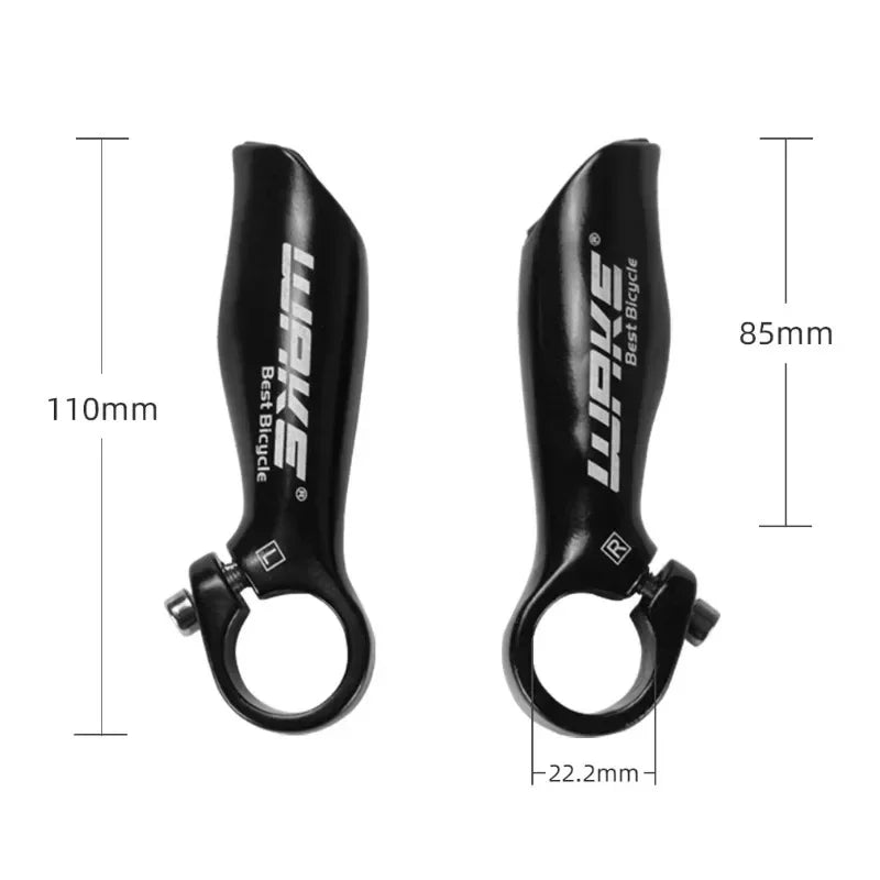 Verstellbare Fahrradlenker-Hörnchen für Mountainbikes - Griffablage Kuhhorn Stil