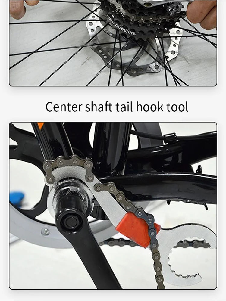 Robustes Fahrrad Reparaturwerkzeug aus Kohlenstoffstahl – Kettenspanner - mehr
