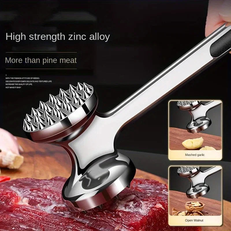 Fleischklopferhammer aus Metall mit multifunktionalem Design für Küche
