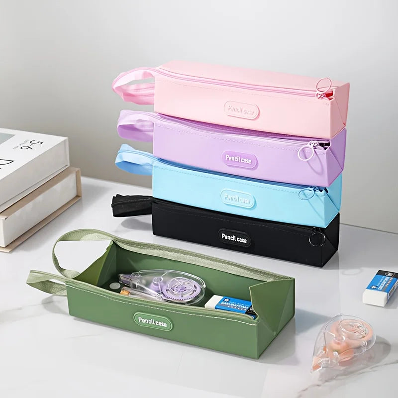 Langlebiges 1-teiliges Silikon Federmäppchen für Schule und Büro