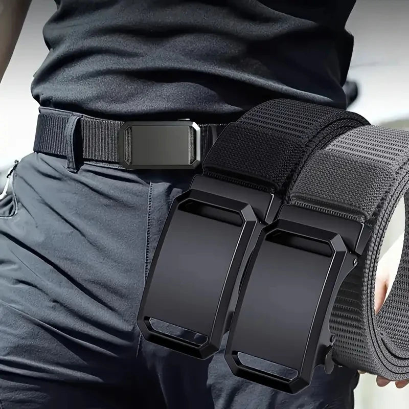 Taktischer Gürtel mit automatischer Schnalle für Herren im Freien