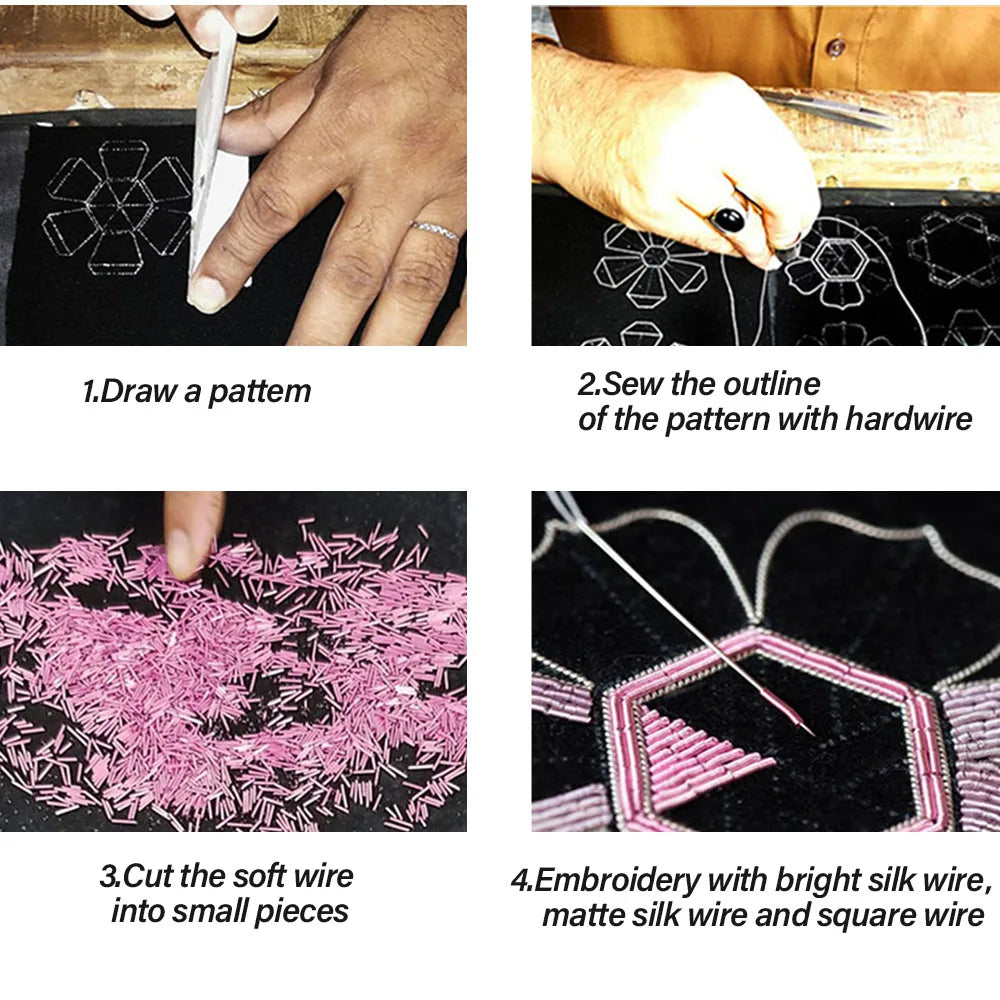 Robuster Kupfer Bullion Draht 10g für Schmuck & DIY Stickerei