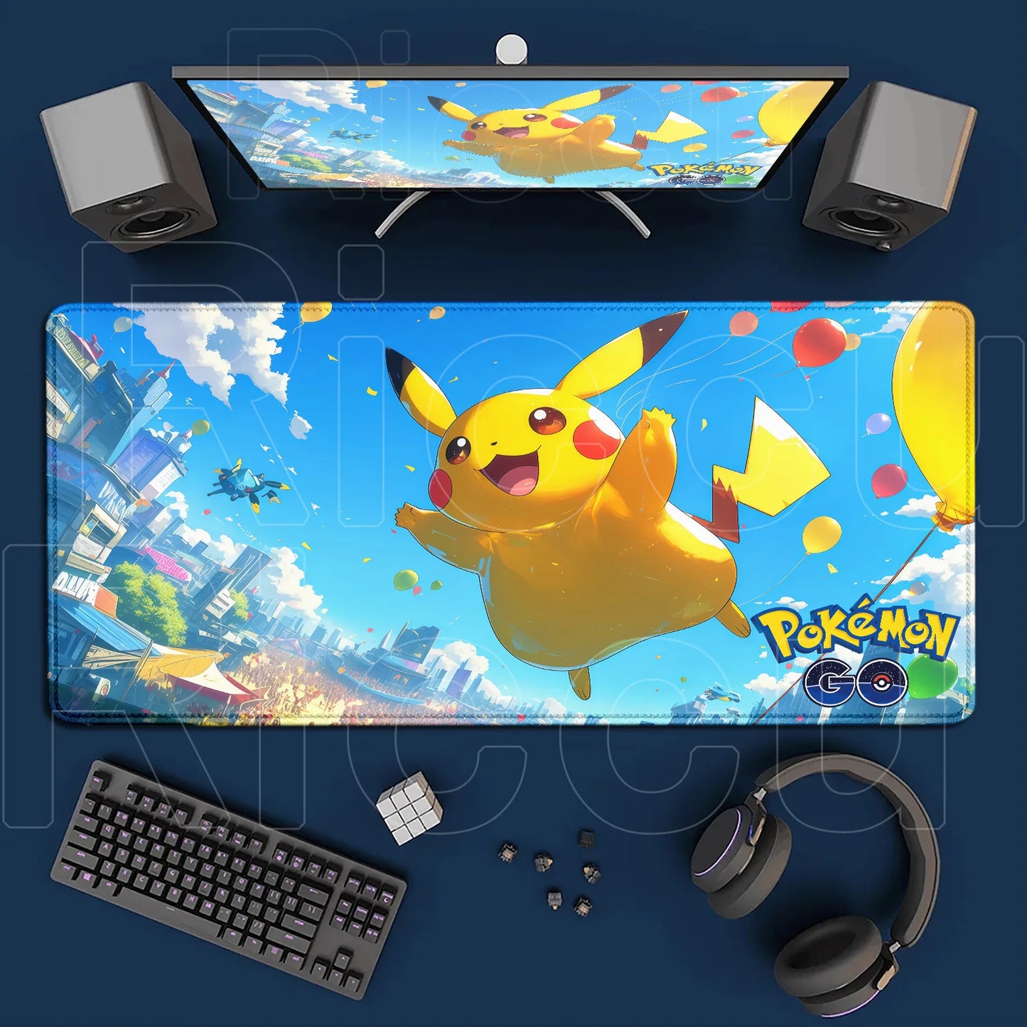 Extra Großes Gaming Mauspad 120x60cm Rutschfest Schreibtischunterlage XXL