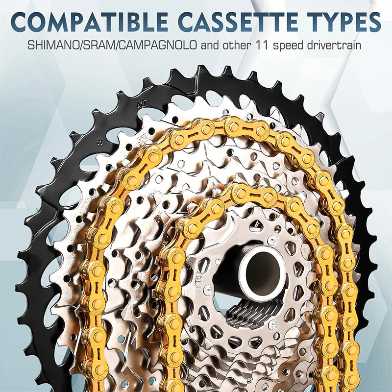 Fahrradkette kompatibel für 8 bis 12 Gang Mountain Road Bikes