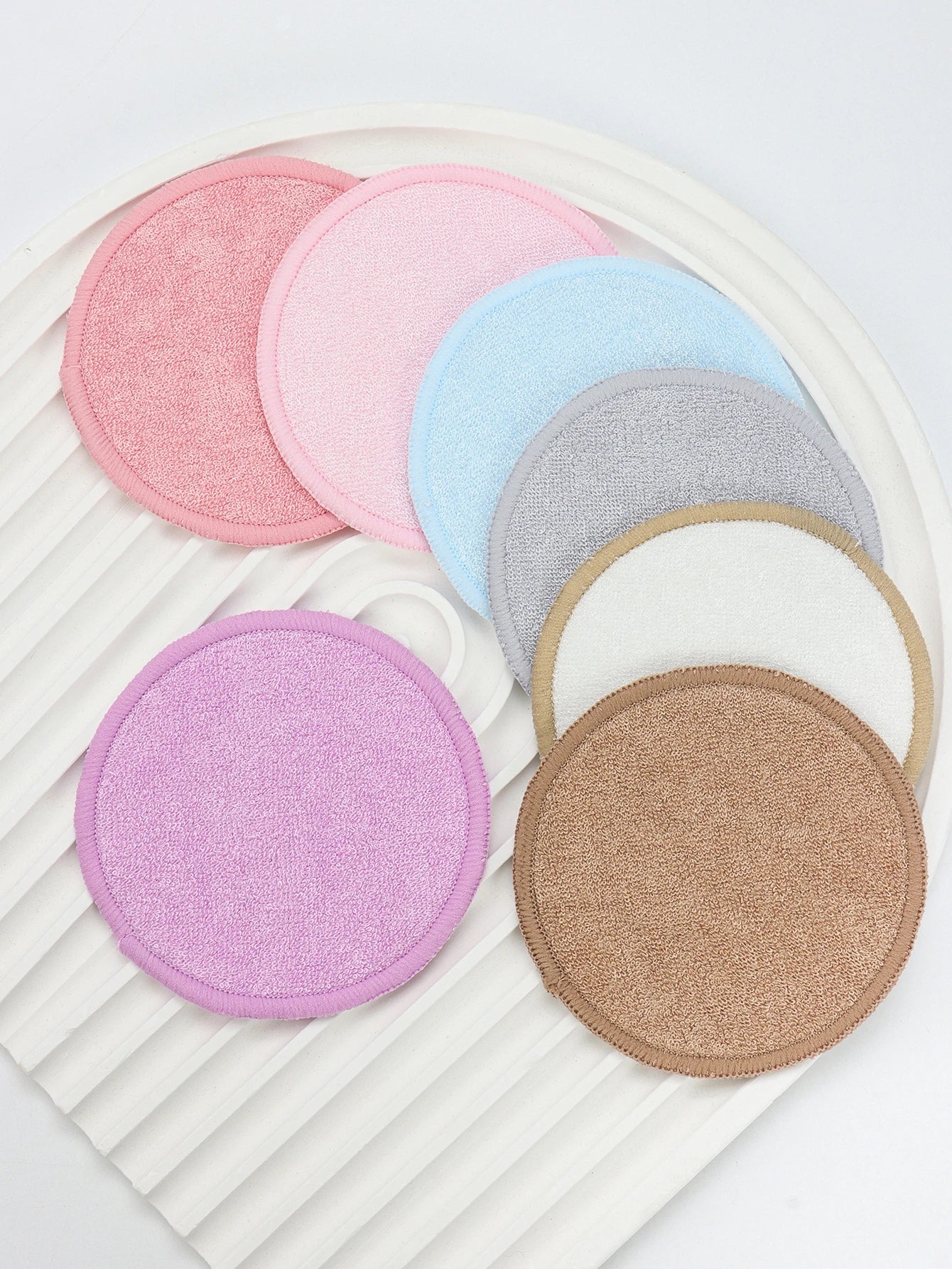 Weiche wiederverwendbare Make-up-Entferner-Pads aus Bambusfaser
