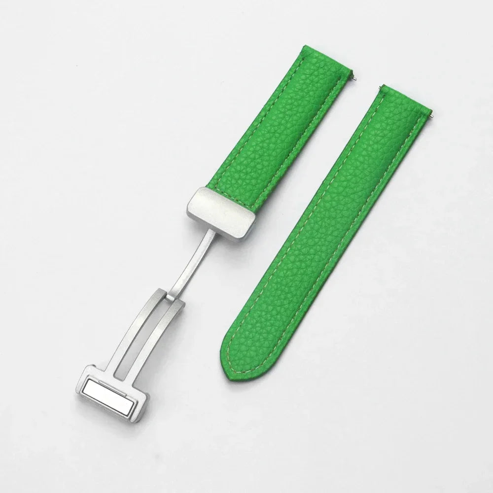 22 mm Lederarmband mit Magnetschnalle für Xiaomi Redmi Watch