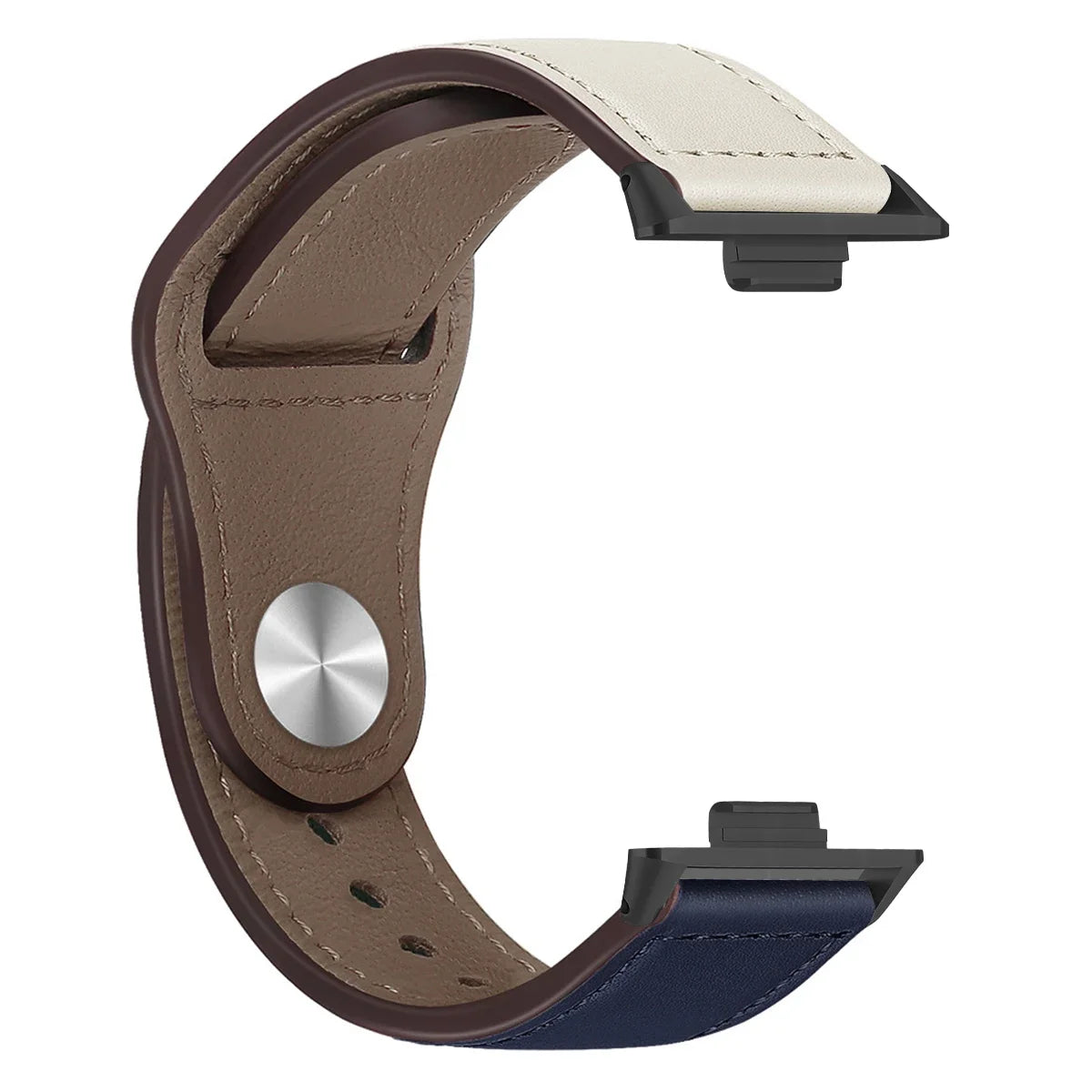 Elegantes Lederarmband für Smartwatch und Fitness Tracker-Yabubestshop