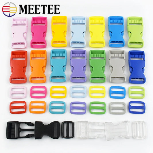 Universal Kunststoff Schnallen Set 15/20/25mm für DIY Projekte