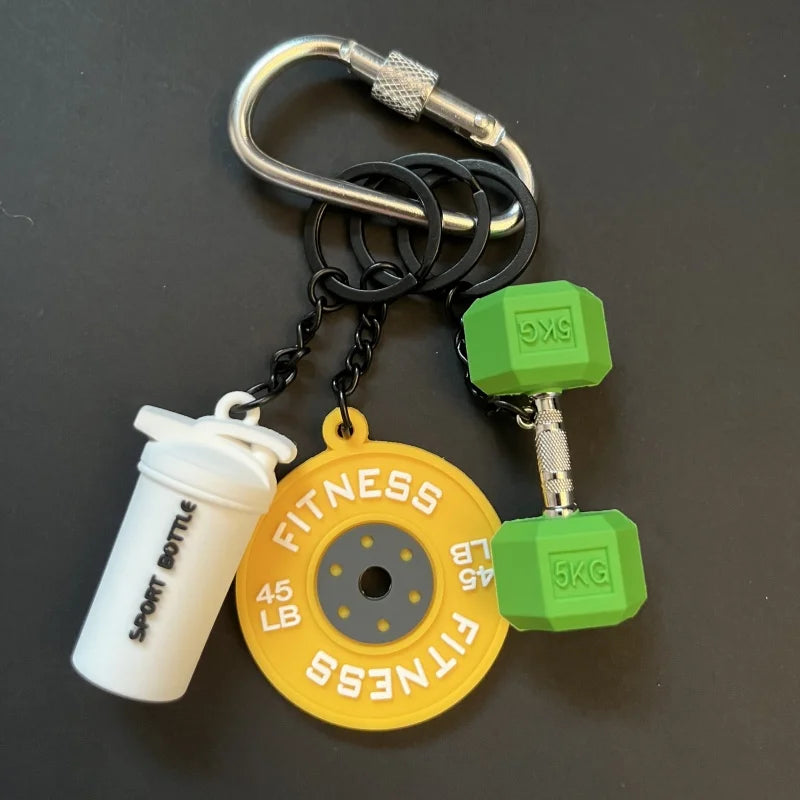 3D Mini Boxhandschuhe Schlüsselanhänger mit Karabiner und Schloss Dekor