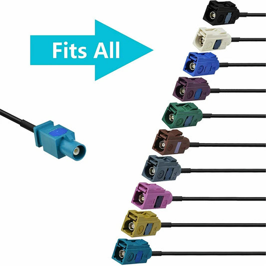 Autoradio Antennenadapter Fakra Z auf DIN für DAB+ Empfang