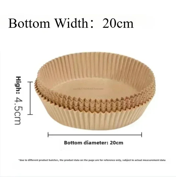 Einweg Kochpapier für Luftfritteuse und Backofen