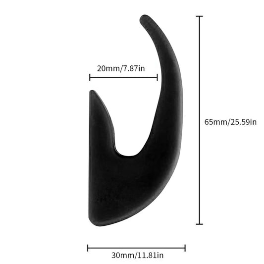 Robuster Nylon Front-Haken für Scooter mit Schrauben – Langlebig - Sicher