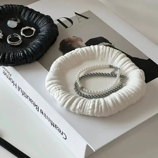 Kreative unregelmäßige Keramik Schmuckablage für Ohrringe