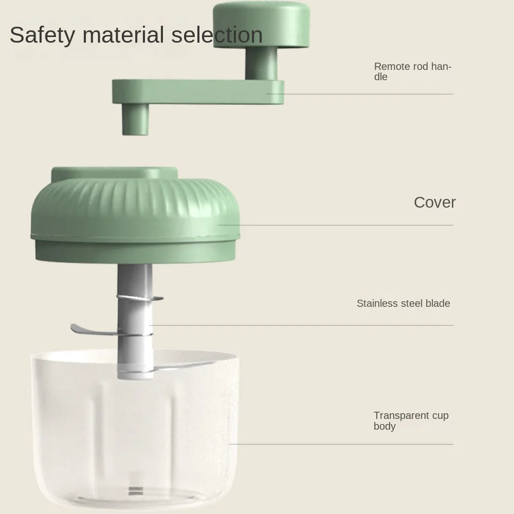 Mini kabelloser elektrischer Knoblauchstampfer mit automatischem Abzieher