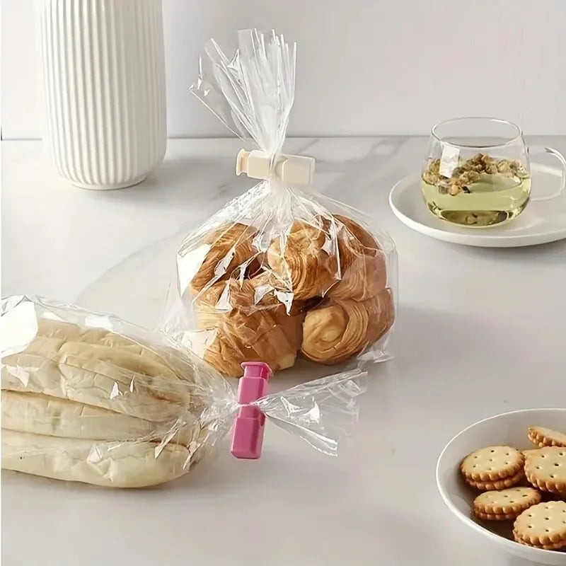 10er Set Lebensmittelclips für Snackbeutel - Feuchtigkeitsdicht & Frischhaltung